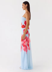 Amelle Maxi Dress - Blue Petal