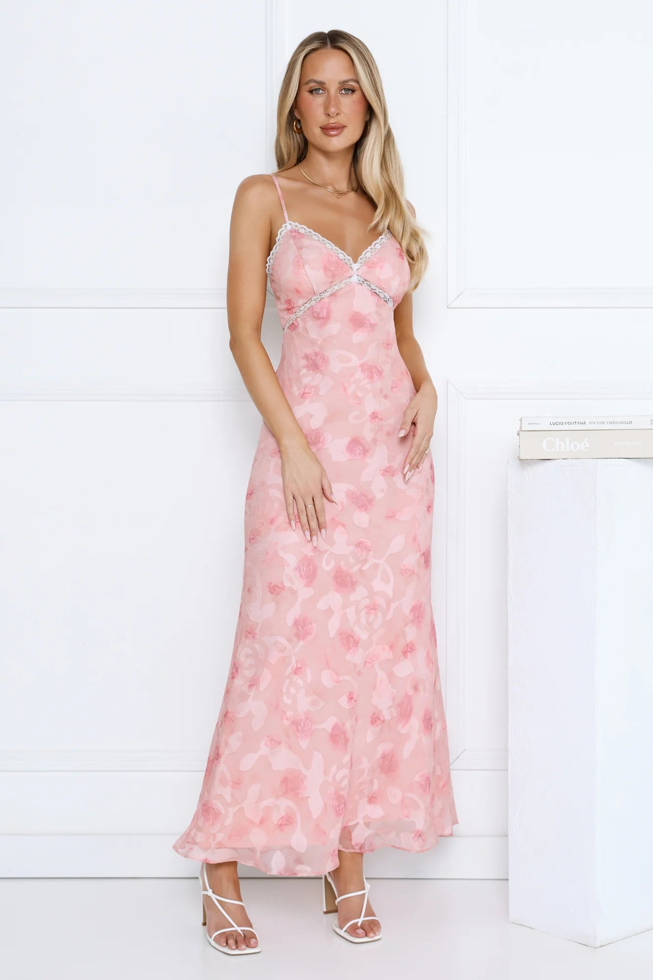 Rosewater Daydream Maxi Dress Pink