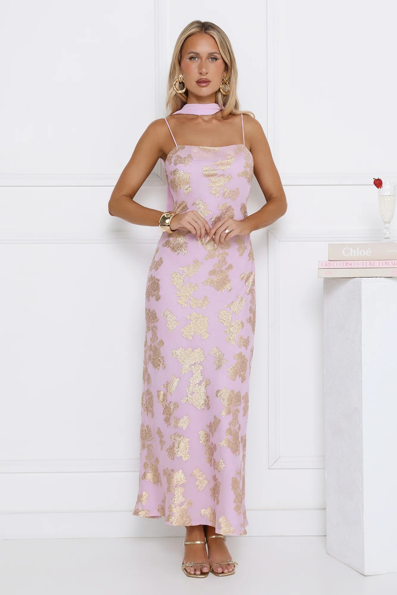 Dreamy Dazzle Maxi Dress Lilac