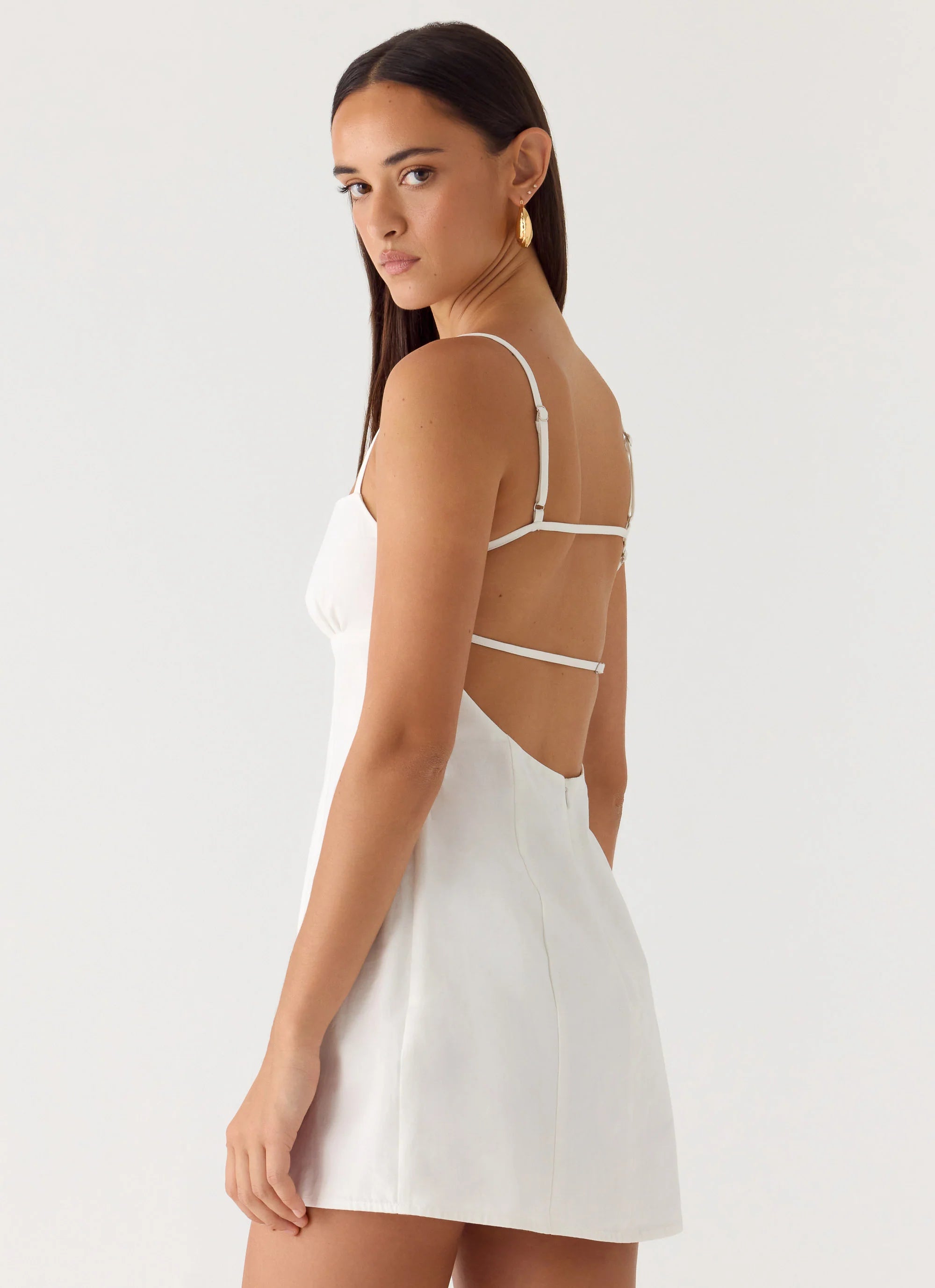 Second Sun Mini Dress - White