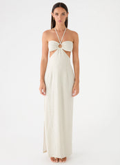 Laid Bare Maxi Dress - Desert Stripe